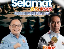 Ketua KONI Kotabaru Apresiasi Atlet Catur Raih Emas di ASEAN Para Games Thailand