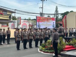 Polres Kotabaru Gelar Upacara Korps Raport Pengabdian dan Sertijab Personel