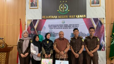 Mutasi Adhyaksa: Kasi PAPBB Kejari Way Kanan Pamit Emban Tugas di Kabupaten Lumajang