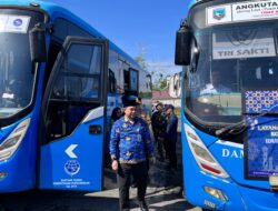 Pemkab Kotabaru Lepas 94 Penumpang Dalam Program Mudik Gratis di Terminal Stagen