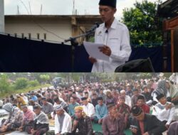 Cuaca Cerah, LDII Mantewe Sholat Idulfitri di Halaman Masjid Baitul Falah Desa Bulurejo