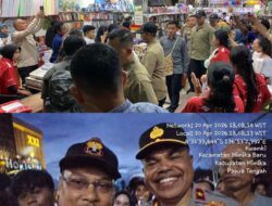 SENKOM Mitra Polri Bersama TNI-Polri Amankan Kunjungan Wapres Gibran Di Kabupaten Mimika