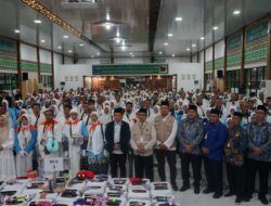 Jama’ah Calon Haji Kotabaru dan Tanah Bumbu Kloter 13 BDJ Embarkasi Banjarmasin Resmi Diberangkatkan Ke Tanah Suci