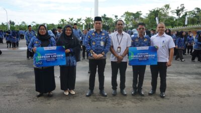 Apresiasi ASN, Pemkab Kotabaru Gelar Apel Gabungan Beri Apresiasi ASN dan Serahkan Hadiah Bank Kalsel