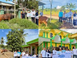 Tebar Berkah Idul Adha 1447 H, Pelindo Kotabaru Serahkan 5 Hewan Kurban Di Desa Sekitar
