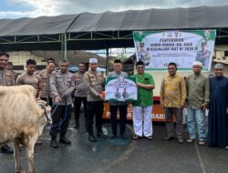 Sambut Iduladha 1447 H, Polres Kotabaru Serahkan Hewan Qurban Bagi Tokoh Agama, Pondok Pesantren dan Masjid