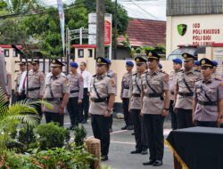Tingkatkan Kwalitas Layanan, Kapolres Kotabaru Pimpin Sertijab Pejabat Utama dan Kapolsek Jajaran