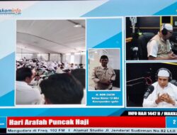 Pemkab Kotabaru Sapa Jamaah Haji di Tanah Suci, Doakan Menjadi Haji Mabrur