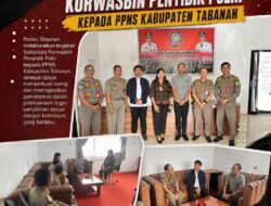 Polres Tabanan Gelar Sosialisasi Korwasbin Penyidik Polri Bagi PPNS Setempat
