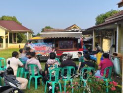 Polres Way Kanan Gelar Nobar Piala Dunia 2026, Warga Antusias Saksikan Portugal Vs Kroasia