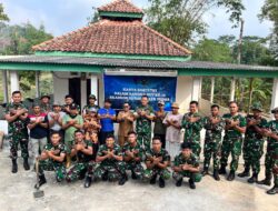 Peringati HUT Ke – 14, Skadron 12/AJY Way Tuba Gelar Karya Bakti Bangun Kamar Mandi