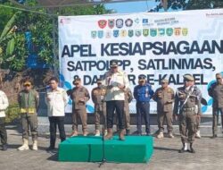 Hadapi Musim Kemarau, Satpol PP dan Damkar Se-Kalsel Gelar Apel Pasukan di Pantai Gedambaan Kotabaru