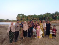 Polsek Negara Batin Edukasi Warga dan Jaga Keselamatan di Kawasan Wisata Sungai Karta Jaya