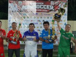 Meriahkan HUT RI ke-81, Turnamen Minisoccer Antarinstansi di Kotabaru Sukses Pererat Silaturahmi