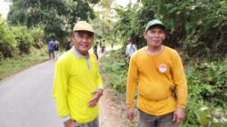Aksi Gotong Royong LDII, Kades Gunung Sari Berharap Pemda Kotabaru Rapikan Bahu Jalan Menuju  Wisata Hutan Meranti
