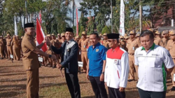Terima Bendera Dari Bupati, LDII Tanah Laut Ajak Warga Semarakkan Bulan Kemerdekaan