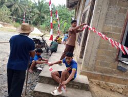 Warga LDII Desa Pelajau Baru Semarakkan HUT Ke-81 RI Dengan Kerja Bakti Bersihkan Masjid Baiturrahim