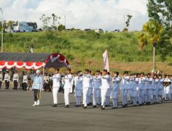 Tutup Rangkaian HUT ke-81 RI, Wabup Kotabaru Puji Penampilan Apik Paskibraka saat Penurunan Bendera