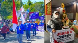 Tampil Perdana, SMA Budi Utomo Kotabaru Raih Juara 3 Pada Karnaval HUT ke-81 Kemerdekaan RI