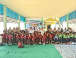 Tingkatkan Literasi Usia Dini, Dispersip Kotabaru Boyong Layanan Bercerita ke Pulau Laut Tengah
