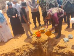 Perkuat Silaturahim dan Kerukunan Umat, LDII Kelumpang Hilir Hadiri Peletakan Batu Pertama Masjid Al Maa’uun