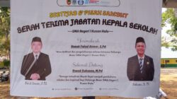 Siswa SMAN 1 Kusan Hulu Melaju ke Tingkat Nasional, Acara Pisah Sambut Kepala Sekolah Berlangsung Khidmat