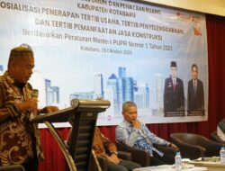 Tingkatkan Kapasitas Lembagi Jasa Konstruksi, Pemkab Kotabaru Sosialisasi Permen PUPR No. 1 Tahun 2023